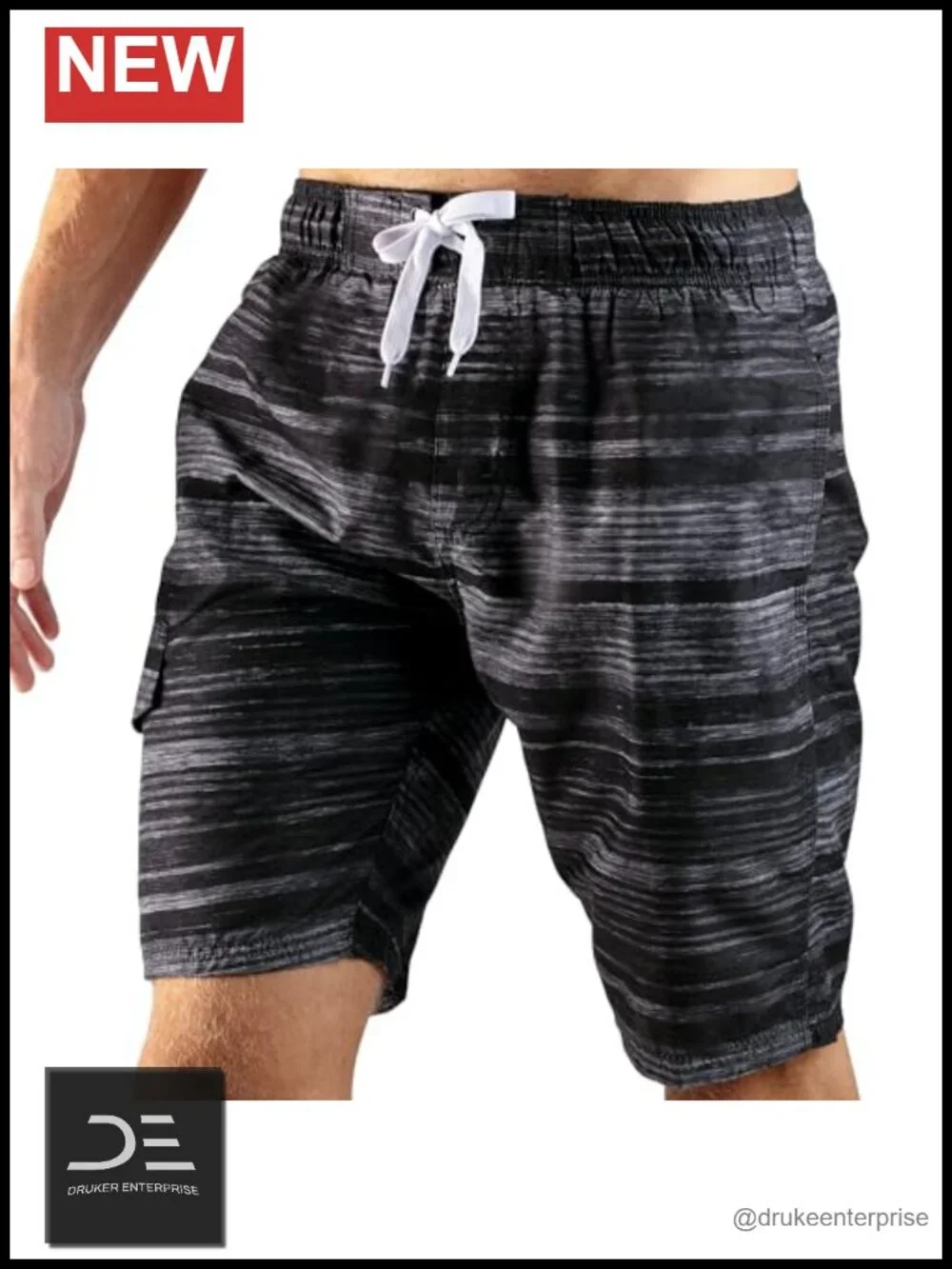 Men's Quick-Dry Swim Trunks with UPF 50+ Mesh Lining